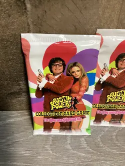 Austin Powers 2 x The Spy Who Shagged Me Booster Pack NEW Trading Card Game CCG - Image 2