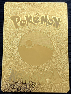 Flareon V Basic Premium Gold Foil Fan Art Vinyl Textured Pokemon Card - Image 3