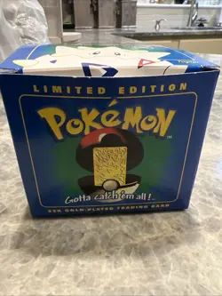 Pokemon Card 23K Gold Plated TOGEPI 1999 Burger King New in Box With Ball - Image 4