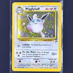 Wigglytuff 19/130 Base Set 2 Holo Rare Pokemon Card WOTC Vintage 1999-2000 Kanto - Image 1