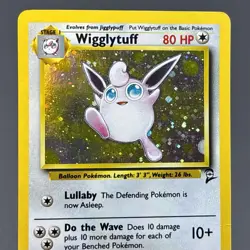 Wigglytuff 19/130 Base Set 2 Holo Rare Pokemon Card WOTC Vintage 1999-2000 Kanto - Image 3