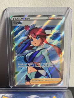 Skyla Full Art Trainer 072/072 Shining Fates Pokemon Card Near Mint Supporter - Image 1