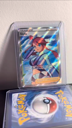 Skyla Full Art Trainer 072/072 Shining Fates Pokemon Card Near Mint Supporter - Image 2