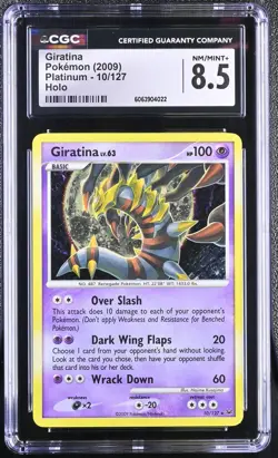 CGC 8.5 Giratina 2009 Platinum 10/127 Holo Pokemon Card - Image 1
