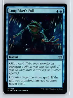 FOIL Long River's Pull Bloomburrow Uncommon - MTG Magic the Gathering Card - Image 1