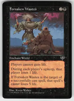 MTG Mirage # Forsaken Wastes Lightly played tcg - Image 1