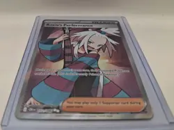 Pokemon TCG Roxie's Performance 112/086 Chaos Rising Full Art Holo - Image 3