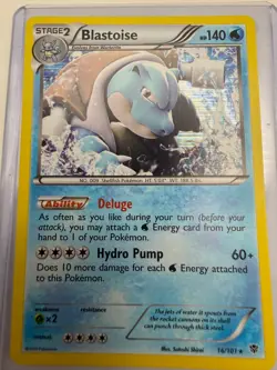 Pokemon Blastoise Rare Holo Plasma Blast 2013 16/101 (NM) - Image 1