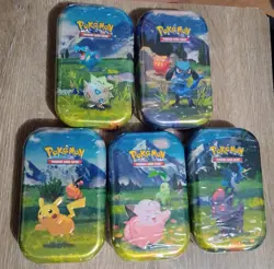 Pokemon Ascended Heroes Mini Tin Complete Set of 5 Full Artwork (Factory Sealed) - Image 1