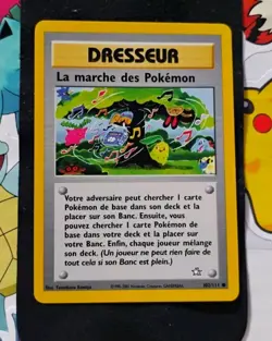 La Marche Des Pokemon 102/111 French Neo Genesis LP+ - Image 1