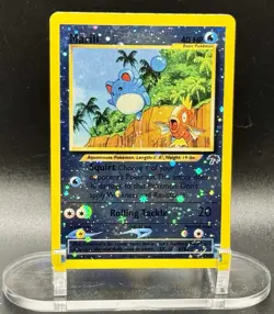 Marill 11/18 Promo Pokemon Southern Islands Wotc Vintage Reverse Holo Swirl LP - Image 2