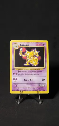 Pokemon 1st Edition Base Set Kadabra - 32/102 ** French ** NM - Image 1