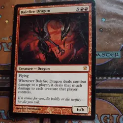 Balefire Dragon Innistrad Magic mtg Light Play, English x1 - Image 1