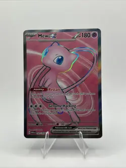 Pokemon Mew ex 193/165 Ultra Rare Full Art Holo Scarlet & Violet 151 English - Image 1
