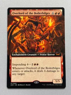 Overlord of the Boilerbilges - Extended Art - Duskmourn - MTG Magic - Image 1