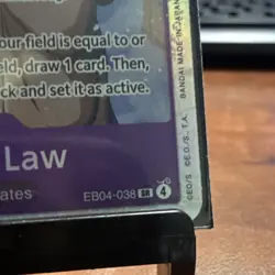Rosinante & Law EB04-038 SR Blocker On Play 8000 Power One Piece CCG EN Bandai - Image 2