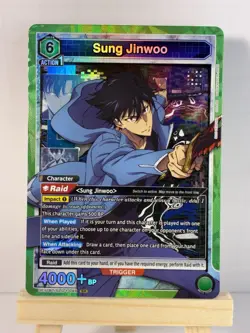 Union Arena UE17BT Solo Leveling - Sung Jinwoo SLG-1-049 SR - English - Image 1