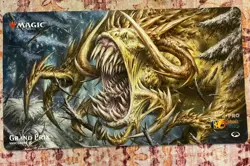 GP Vancouver Tarmagoyf Magic The Gathering MTG Playmat - Very Worn - Image 1