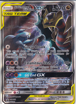 Garchomp & Giratina GX(SM193) Holo Promo SM Promos NM Tag Team Pokemon Card TCG - Image 1