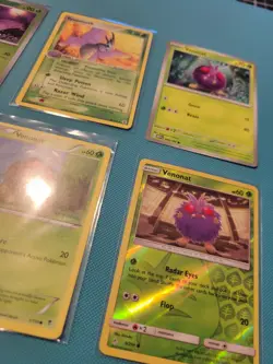 Pokemon Venemoth Venonat Collection EIf BABY Card Set 8 Cards Mixed Condition - Image 4