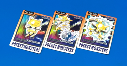 Lot 3 Alakazam Kadabra Abra (complete set) Pokemon Card dass BANDAI 1997 Japan - Image 1