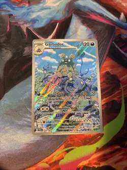 Pokemon TCG Garbodor 204/182SV04: Paradox Rift Holo Card NM Condition - Image 1