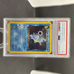 Pokemon TCG Dark Blastoise Holo Rare Card 3/82 WOTC 2000 Vintage PSA 7 - Image 1