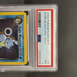 Pokemon TCG Dark Blastoise Holo Rare Card 3/82 WOTC 2000 Vintage PSA 7 - Image 2