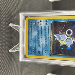 Pokemon TCG Dark Blastoise Holo Rare Card 3/82 WOTC 2000 Vintage PSA 7 - Image 3