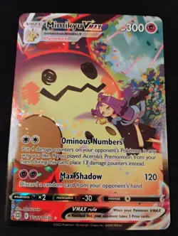 Mimikyu VMAX TG17/TG30 Brilliant Stars Pokemon Card FA 2022 Alt Trainer Gallery - Image 1