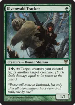 MTG Ulvenwald Tracker, Avacyn Restored, Heavily Played, English - Image 1