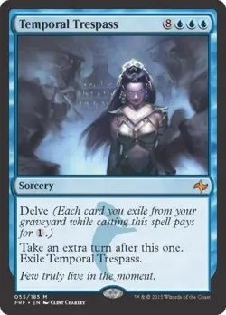 MTG Temporal Trespass, Fate Reforged, Damaged, English - Image 1