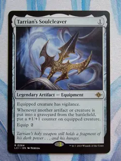 MTG Tarrian's Soulcleaver **NM** The Lost Caverns of Ixalan (LCI) - Image 1