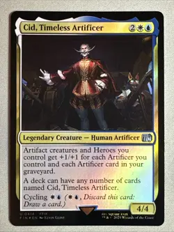MTG / Cid, Timeless Artificer / FIN / #414 / FOIL / Uncommon / NM - Image 1