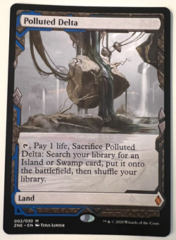 MTG Magic The Gathering Polluted Delta Zendikar Rising - Image 1