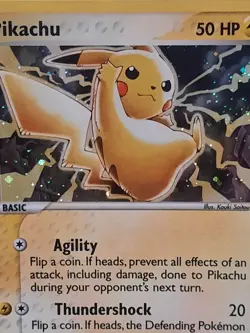 Pokemon TCG Pikachu Holo Black Star Promo 012 E-Reader WOTC LP - Image 3