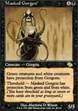 1x Masked Gorgon - Foil Light Play MTG Magic - Kid Icarus - - Image 1