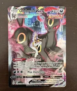 Pokemon TCG Umbreon VMAX Sword & Shield Brilliant Stars Holo Card TG23/TG30 - Image 1
