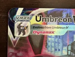 Pokemon TCG Umbreon VMAX Sword & Shield Brilliant Stars Holo Card TG23/TG30 - Image 4