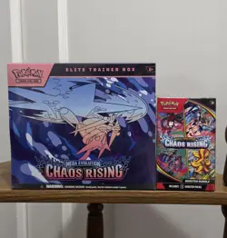 Pokemon Chaos Rising ETB And Booster Bundle Sealed. - Image 1