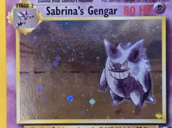 Pokemon TCG Sabrina's Gengar Holo Gym Challenge Card 14/132 Rare - Image 2
