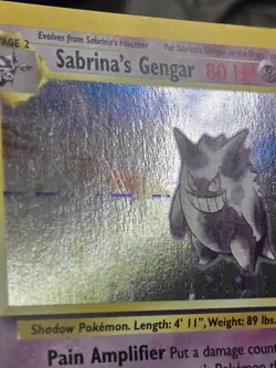 Pokemon TCG Sabrina's Gengar Holo Gym Challenge Card 14/132 Rare - Image 3