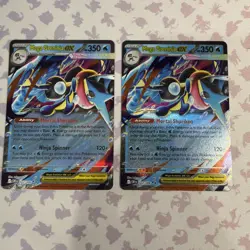 X2 Mega Greninja ex 22/86 Double Rare Pokemon Chaos Rising NM - Image 1
