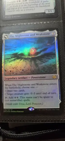 The Mightstone and Weakstone The Brothers' War Foil - Image 1