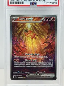 2023 Pokemon PSA 10 Paldea Evolved Chi-Yu ex Special Illustration Rare #259/193 - Image 2