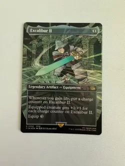 Excalibur II (Borderless Foil) - MTG FINAL FANTASY (FIN) #352 NM - Image 1