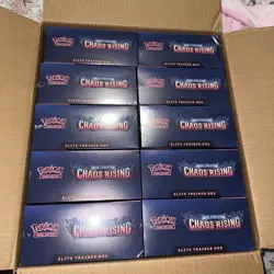 Pokemon Chaos Rising Elite Trainer Box Factory Sealed ETB - Image 1