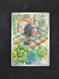 Pokemon TCG SV03: Obsidian Flames Lechonk 209/197 Illustration Rare NM - Image 1