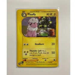 Pokemon Flaaffy 077/165 Expedition Uncommon Regular 80 HP English 2002 - Image 1