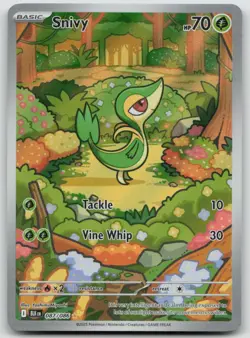 Snivy 087/086 Holo Illustration Rare Black Bolt Pokemon Holo NM - Image 1